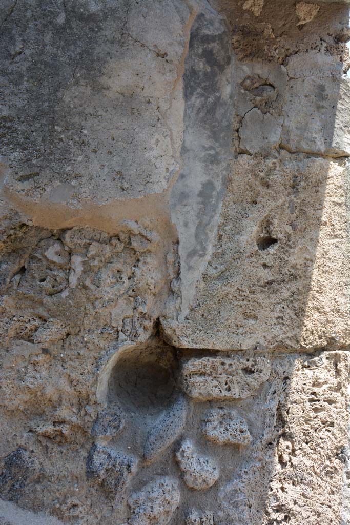 IX.5.6 Pompeii. May 2017.
Room y, detail from east wall in corridor, near entrance doorway.
Foto Christian Beck, ERC Grant 681269 DÉCOR.