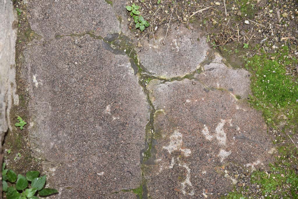 IX.5.18 Pompeii. March 2018. Room “t”, flooring near north wall.
Foto Annette Haug, ERC Grant 681269 DÉCOR.