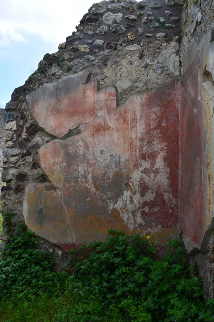 IX.5.18 Pompeii. March 2017. Room o, south wall in south-west corner.
Foto Christian Beck, ERC Grant 681269 DÉCOR.