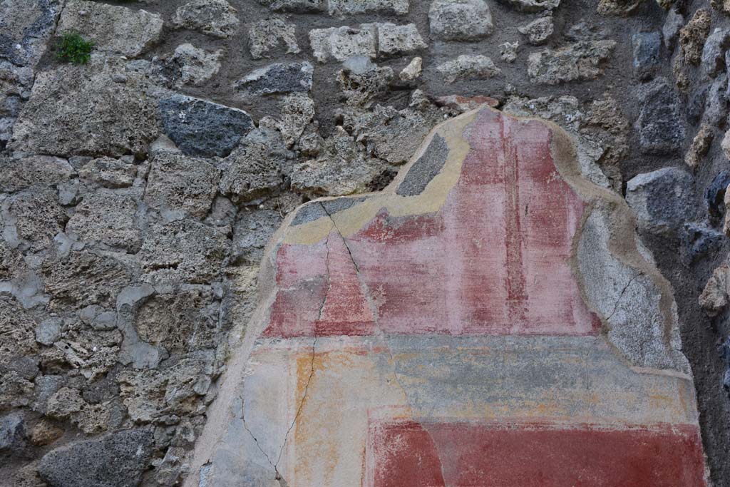 IX.5.18 Pompeii. March 2017. Room o, upper west wall in north-west corner.
Foto Christian Beck, ERC Grant 681269 DÉCOR.