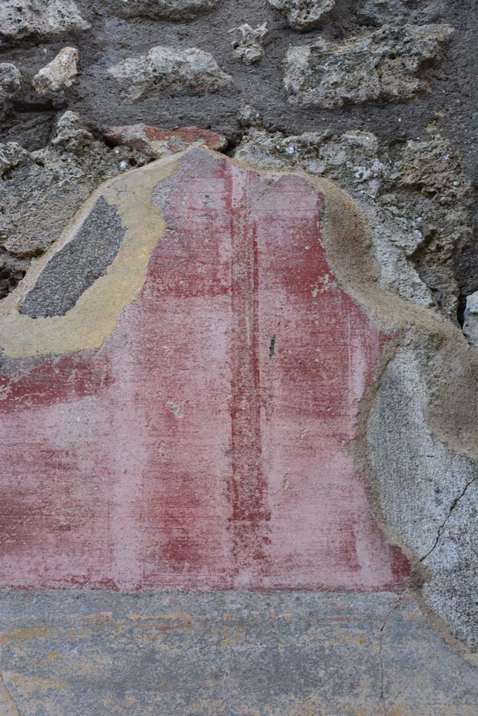 IX.5.18 Pompeii. March 2017.
Room o, detail of painted candelabra from upper west wall in north-west corner.
Foto Christian Beck, ERC Grant 681269 DÉCOR.