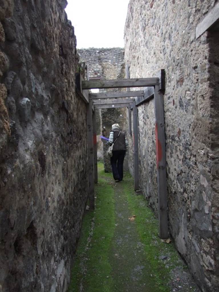 IX.8.6 Pompeii. March 2009.   Doorway to Room 31, Frigidarium.