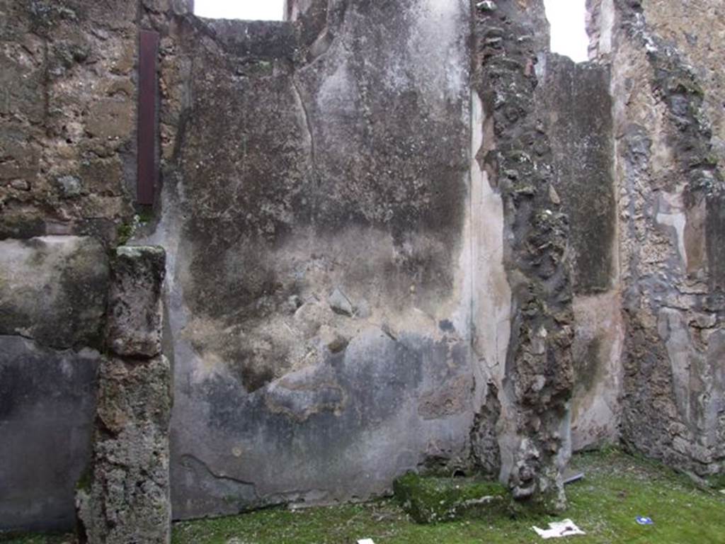 IX.8.6 Pompeii. March 2009.   Room 32.  South west corner.