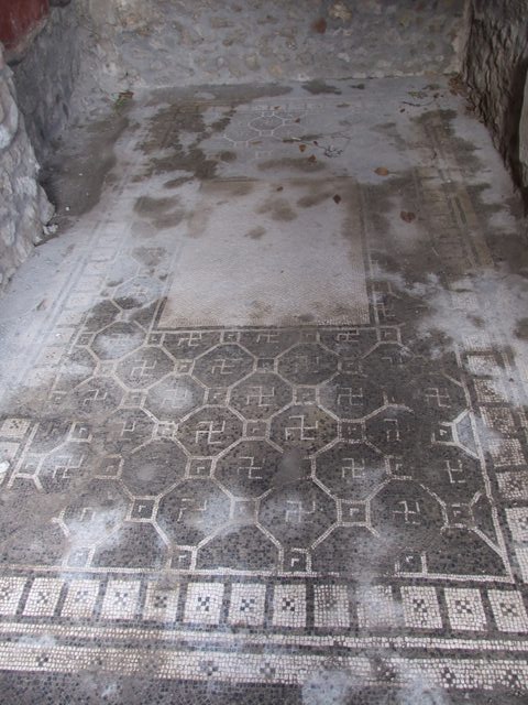 IX.8.6 Pompeii. March 2009.   Room  41, Corridor, looking north, with doorway to Room 42, Corridor.
