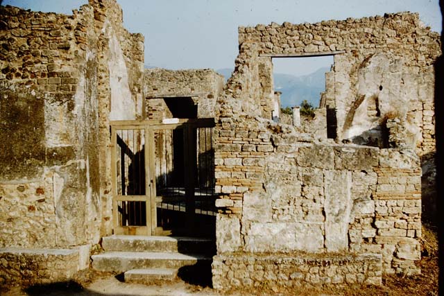 IX.8.6 Pompeii. Entrance mosaic. Photographed 1970-79 by Günther Einhorn, picture courtesy of his son Ralf Einhorn.