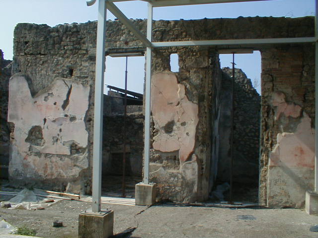 IX.8.6 Pompeii. March 2009. Room 10, Corridor or andron to peristyle and rear rooms.