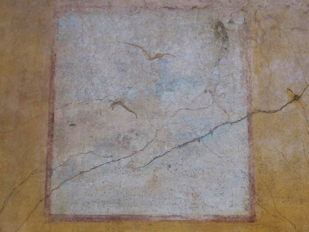 IX.8.6 Pompeii. March 2009. West wall of west portico. Sixth panel from the north.
Remains of wall painting of Perseus and Andromeda.
See Schefold, K., 1957. Die Wände Pompejis. Berlin: De Gruyter. (p. 276).