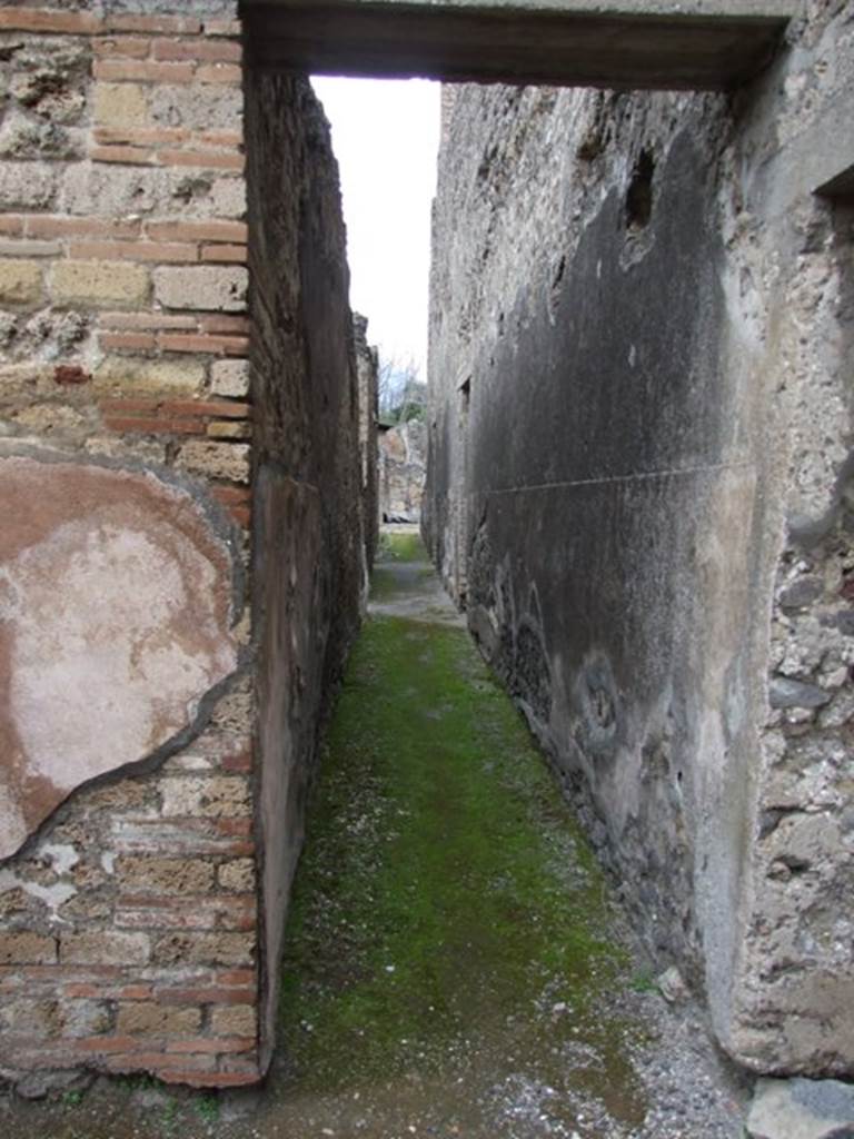 IX.8.6 Pompeii. March 2009. Room 30, Corridor leading north.