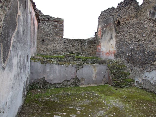 IX.8.6 Pompeii. March 2009.  Stairs to cellar on east side of Room 28.