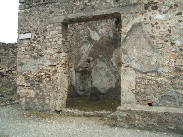 IX.8.7 Pompeii. March 2009.  East wall.
