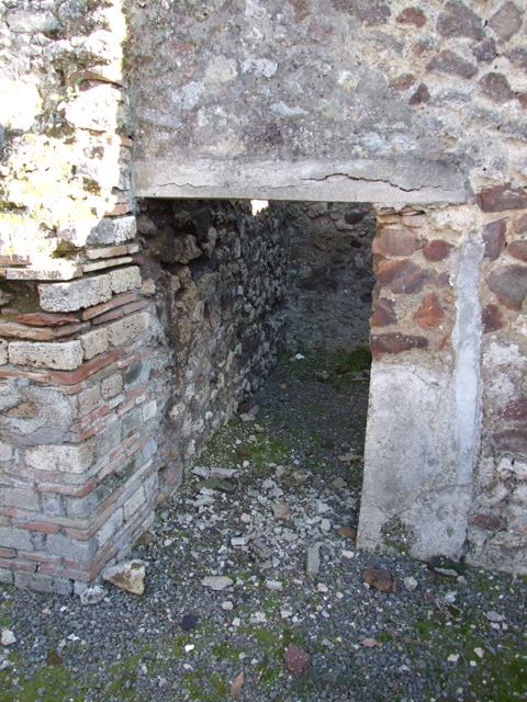 IX.9.a Pompeii. March 2009. South-east corner of kitchen and latrine.