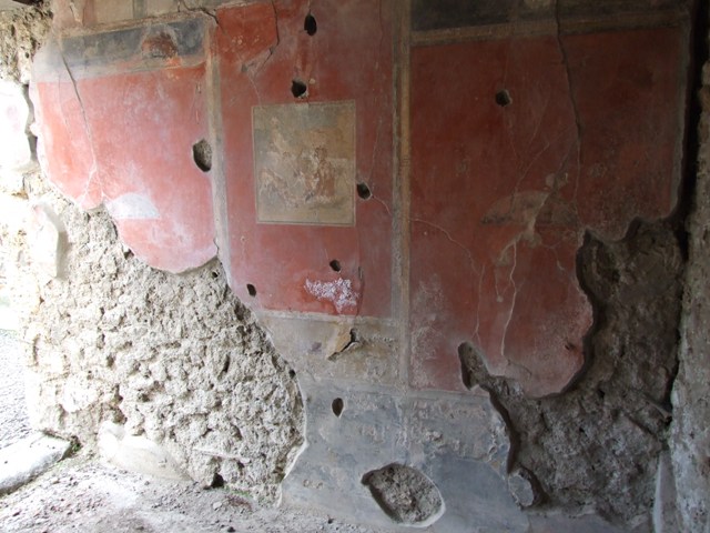 IX.9.c Pompeii. March 2009. Cubiculum. Upper East wall.