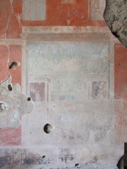 IX.9.c Pompeii. March 2009. Cubiculum. West wall.