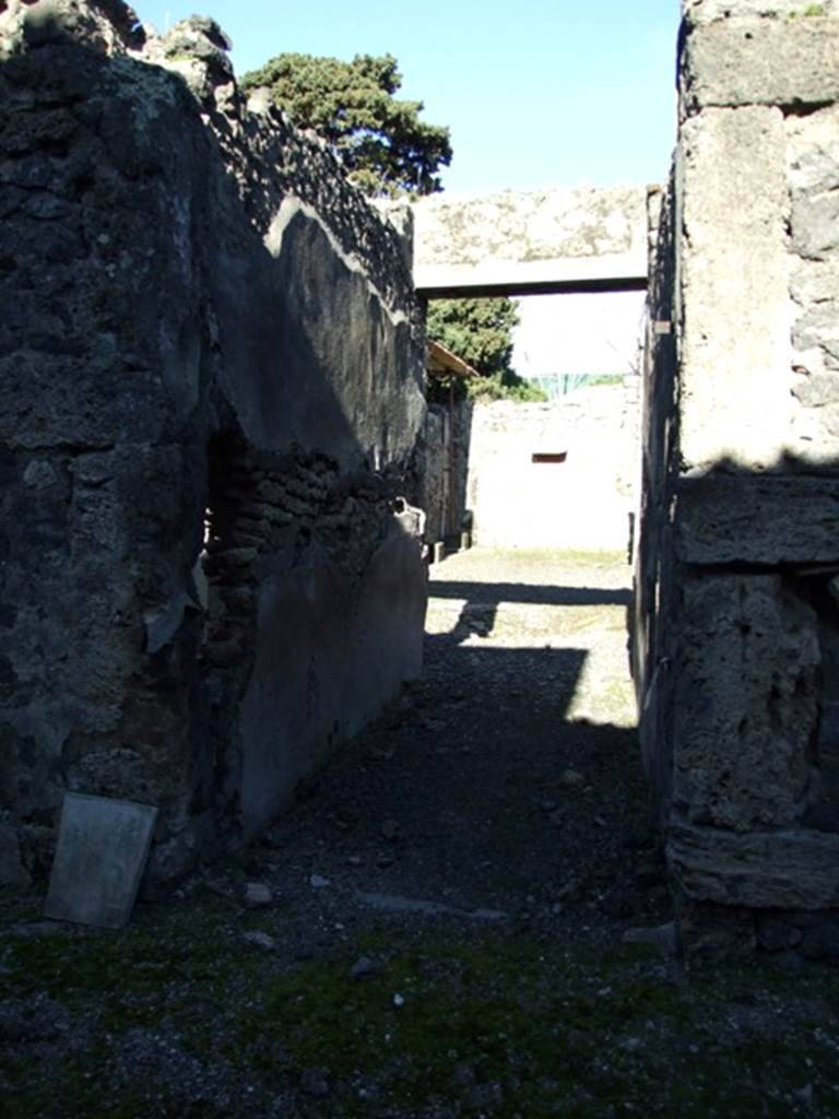 IX.9.d Pompeii. March 2009. Atrium floor with remains of Impluvium.
