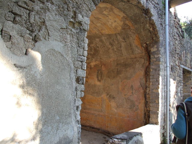 HGW24 Pompeii. Drawing c.1840 looking east from rear wall of garden. The original carriage entrance to Pompeii can be seen on the left. Photo courtesy of Rick Bauer.