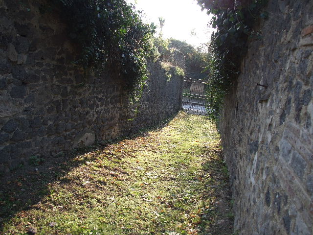 HGE12 Pompeii. December 2006. Looking north from courtyard towards entrance to central corridor.