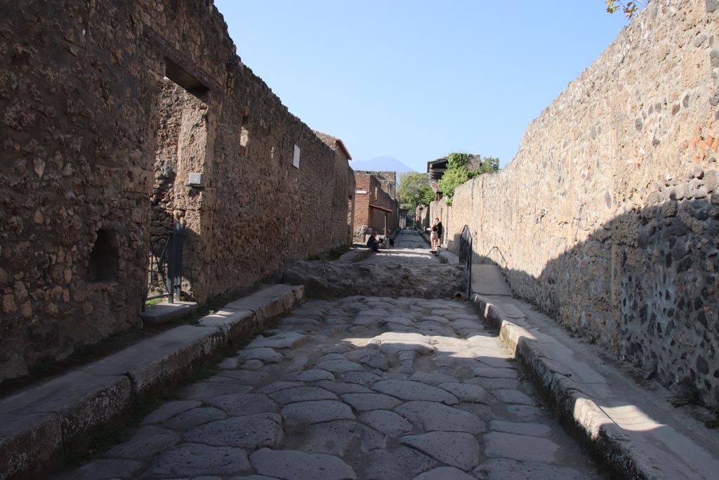 Via di Nocera, west side. September 2008. Site of Sarno Canal. Photo courtesy of Andreas Tschurilow.
