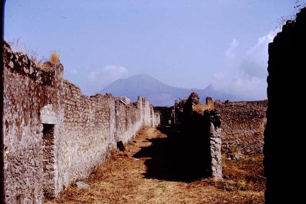 Vicolo della Nave Europa between I.15 and I.16. Pompeii. 1972. Looking north. Photo by Stanley A. Jashemski.
Source: The Wilhelmina and Stanley A. Jashemski archive in the University of Maryland Library, Special Collections (See collection page) and made available under the Creative Commons Attribution-Non Commercial License v.4. See Licence and use details. J72f0126