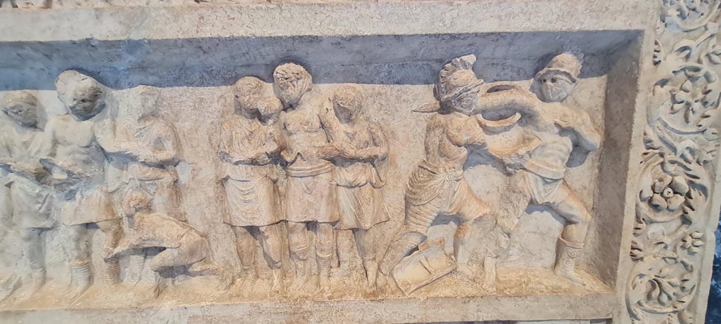 SG7 Pompeii. April 2023. Detail from middle row, right-hand side. Photo courtesy of Giuseppe Ciaramella.