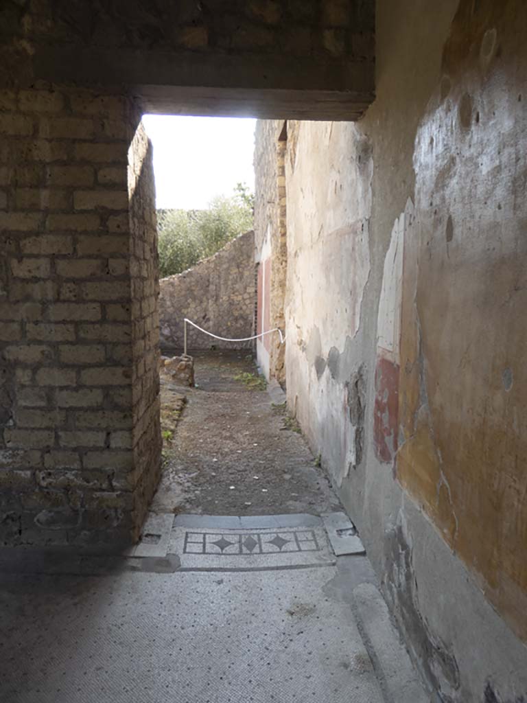 Oplontis Villa of Poppea, September 2017. East portico 34, looking east towards doorway to room 54.
Foto Annette Haug, ERC Grant 681269 DÉCOR.
