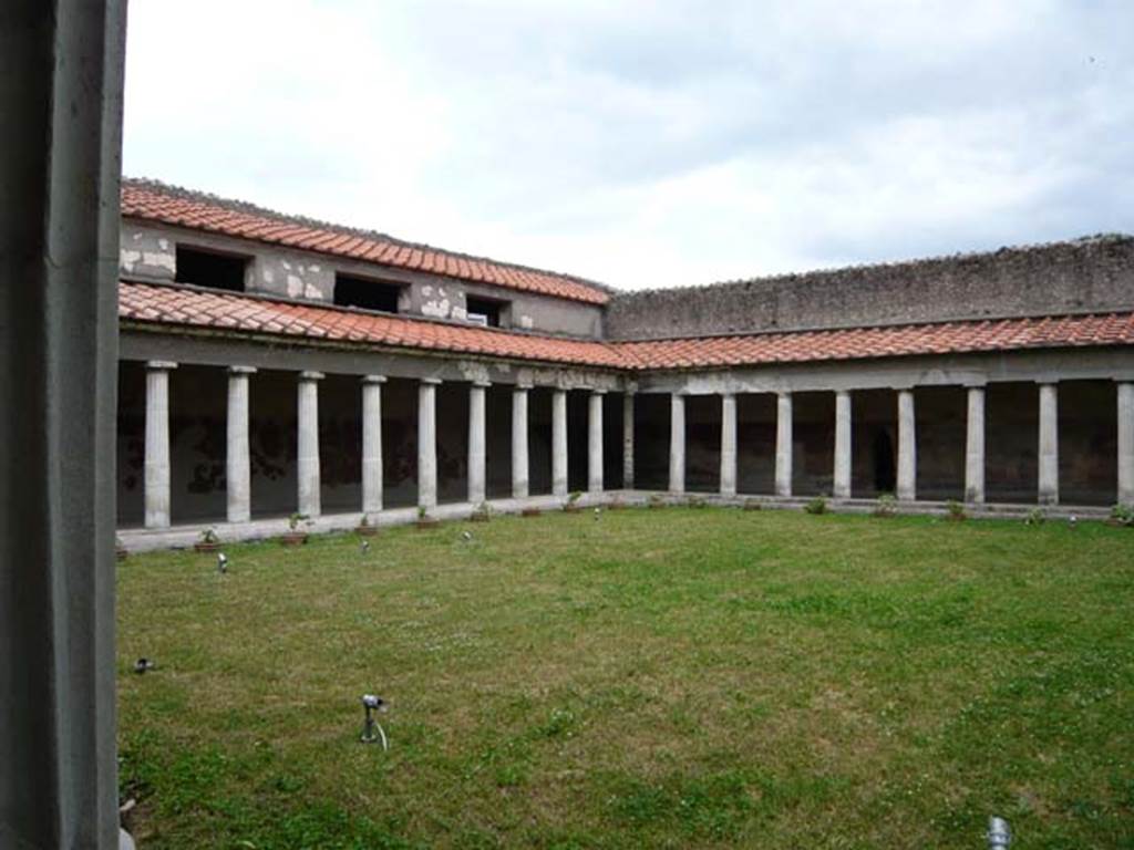 Oplontis, May 2010. Area 59, the south-east peristyle, looking towards the north-east corner. Photo courtesy of Buzz Ferebee.