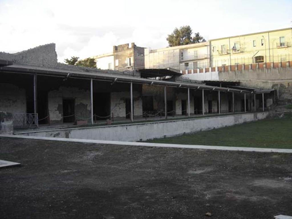 Oplontis Villa of Poppea, December 2007. Looking north-west over area 96 and 60/80 from room 92.
Photo courtesy of Drew Baker - from the King's College London, Villa of Oplontis Archive.
