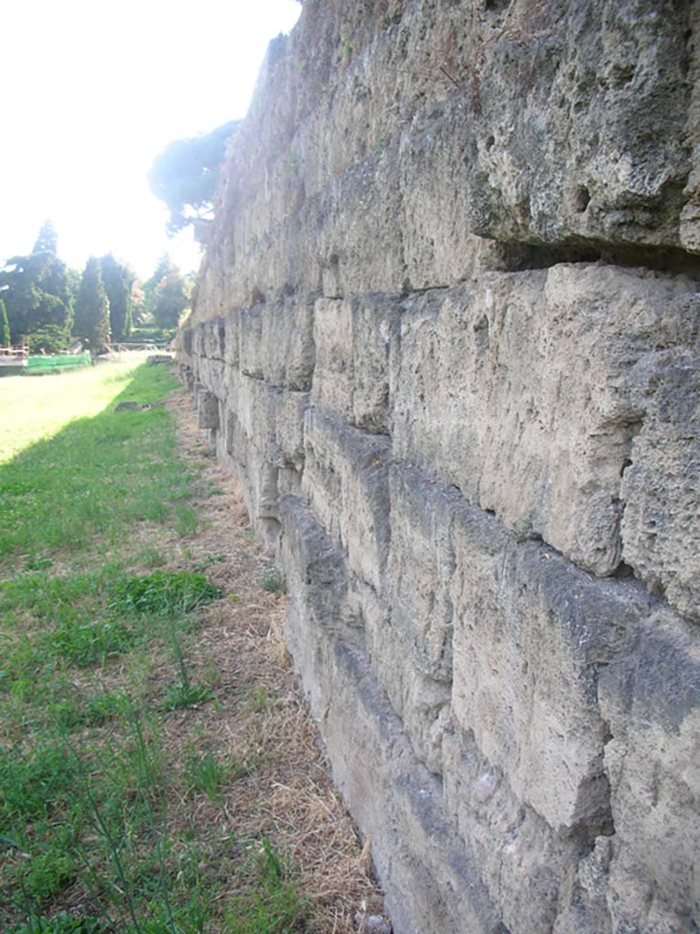 City walls on east side of Porta Nocera Gate. May 2011.
Looking west along Walls. Photo courtesy of Ivo van der Graaff.