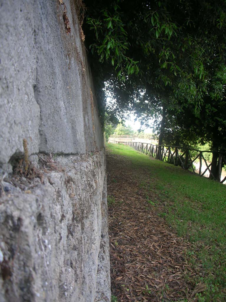 Tower VI, Pompeii. May 2010.
Looking north along City Walls from Tower VI. Photo courtesy of Ivo van der Graaff.